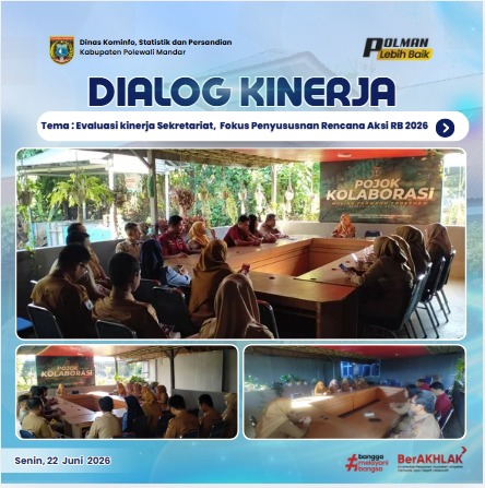 Dialog Kinerja Dinas Kominfo SP Senin 22 Juni 2026