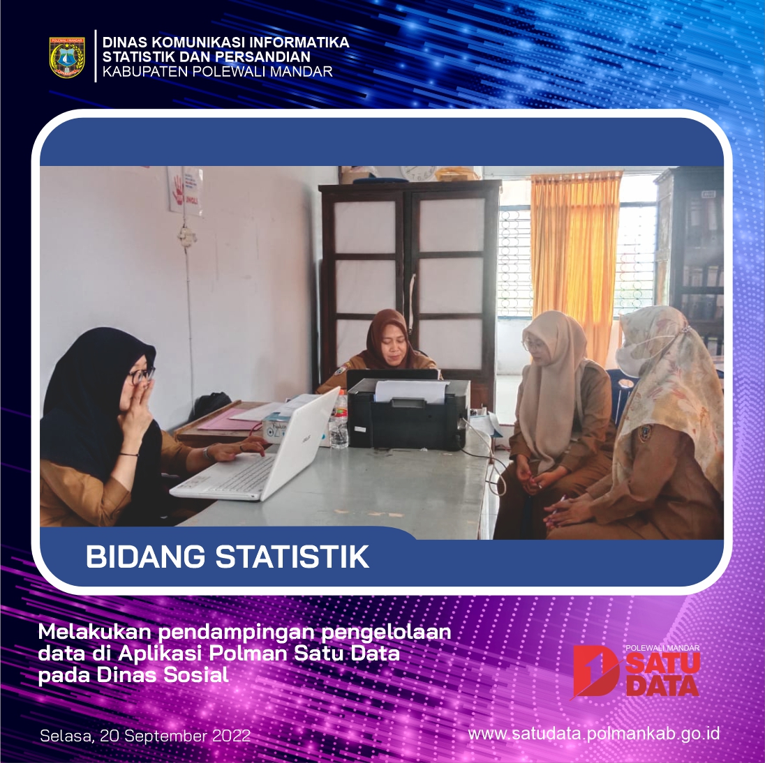 Pendampingan Pengelolaan data 
