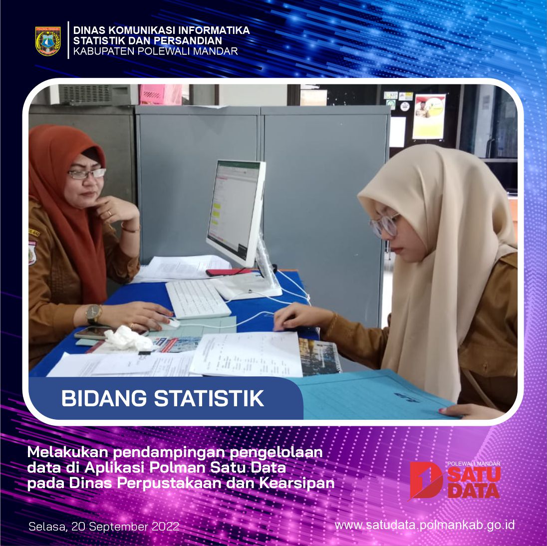 Pendampingan Pengelolaan data 