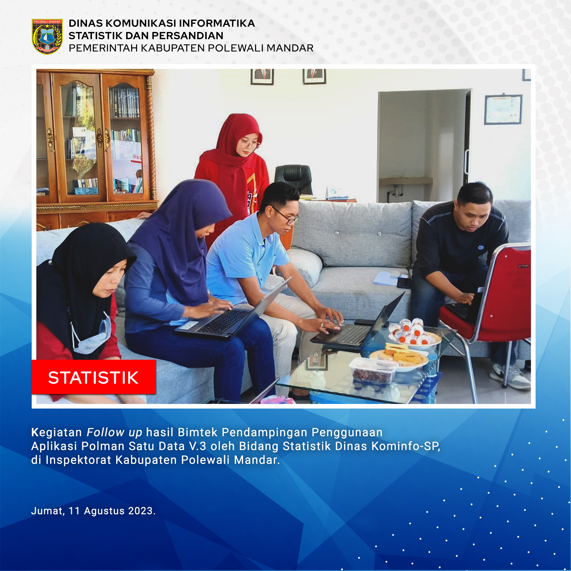 Follow Up Hasil Bimtek Aplikasi Polman Satu Data