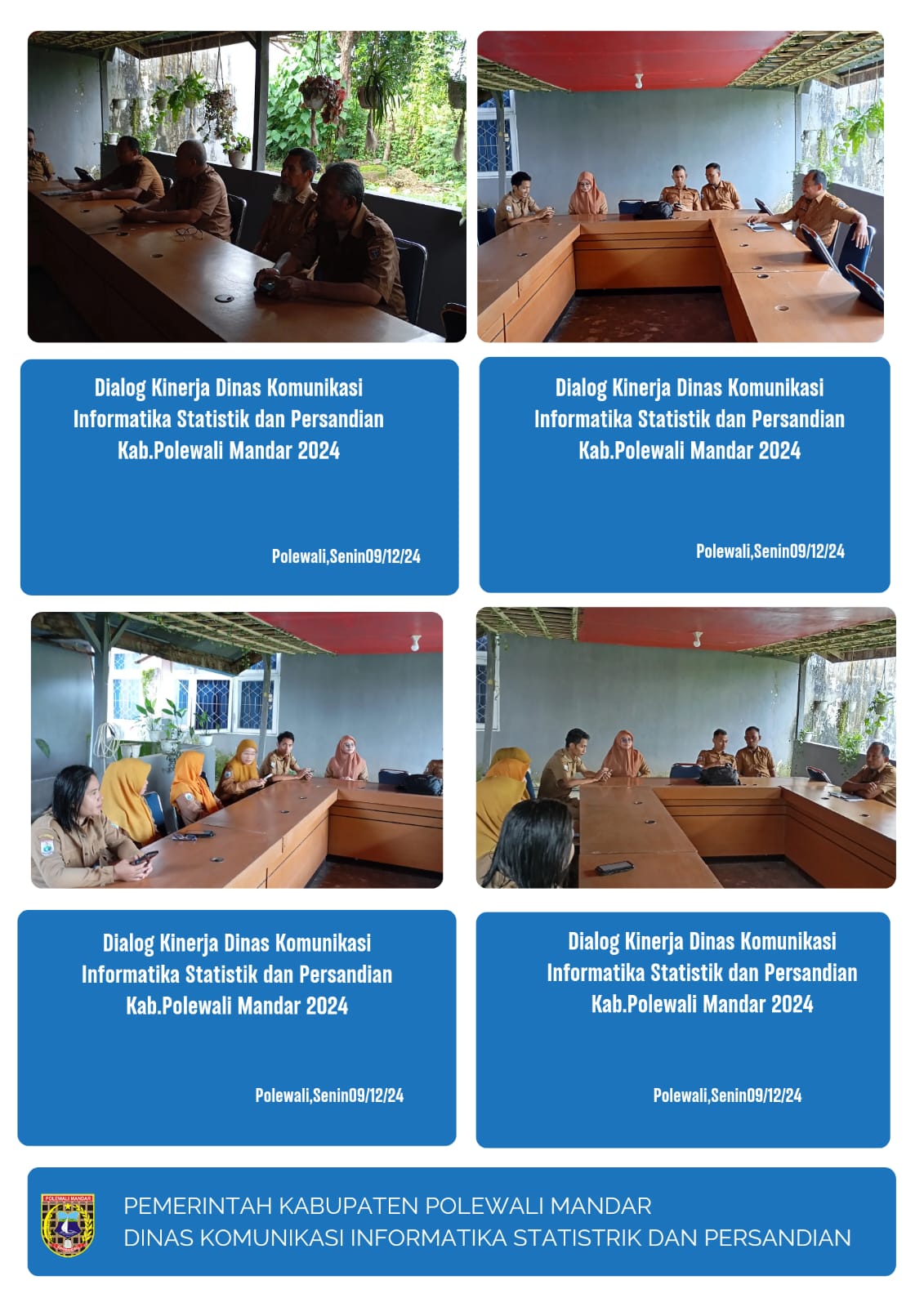 Dialog Kinerja Dinas Kominfo SP Tanggal 9 Desember 2024