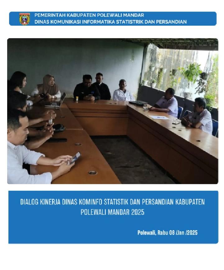 Dinas Kominfo SP Polman Laksanakan Dialog Kinerja 