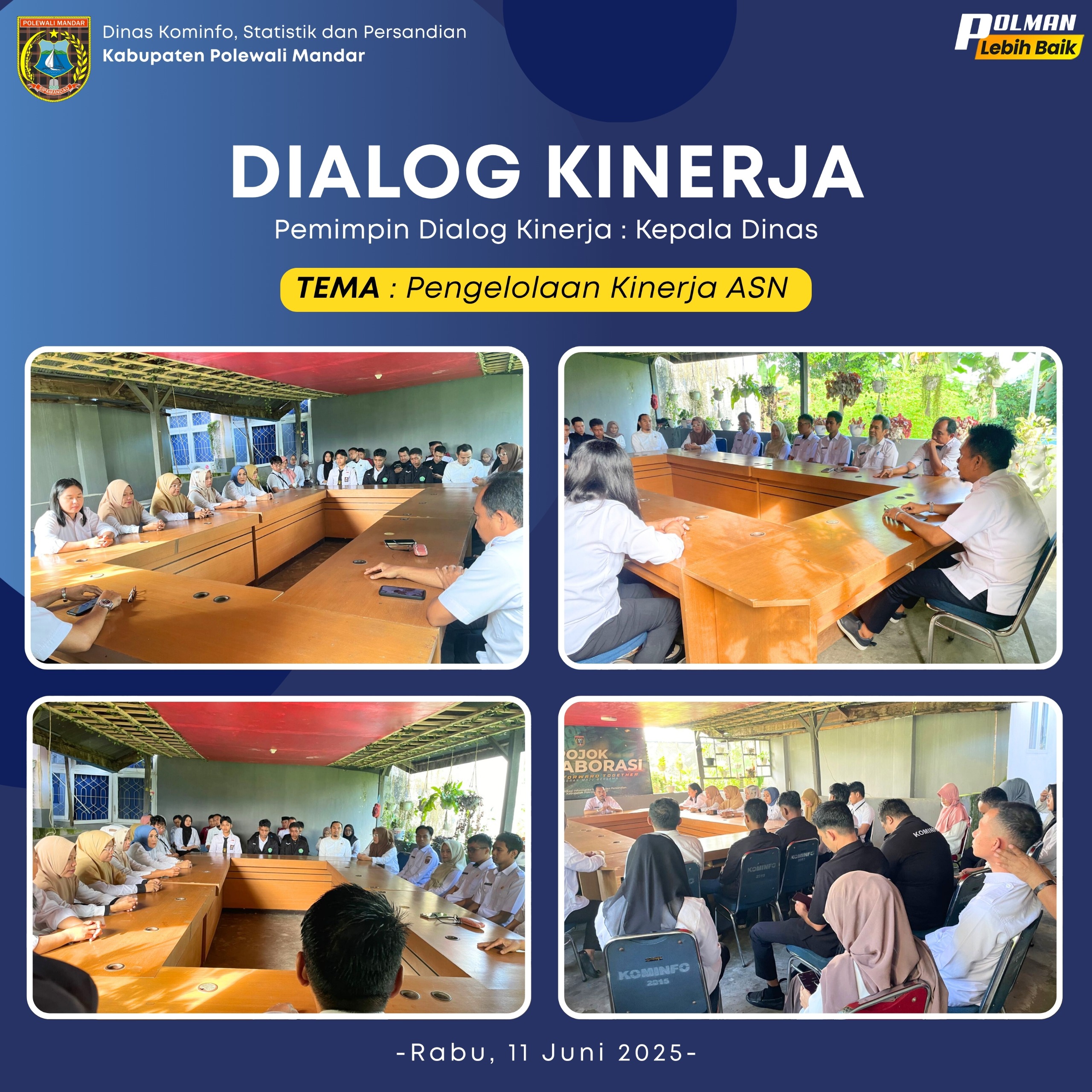 Dialog Kinerja Dinas Kominfo SP  Eabu 11 Juni 2025
