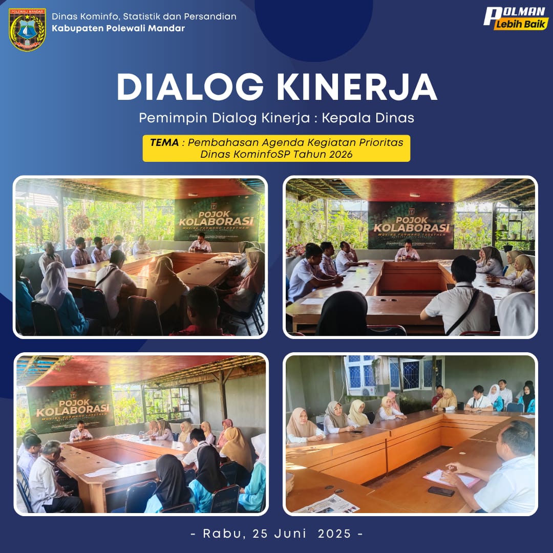 Dialog Kinerja Dinas Kominfo SP Rabu 25 Juni 2025