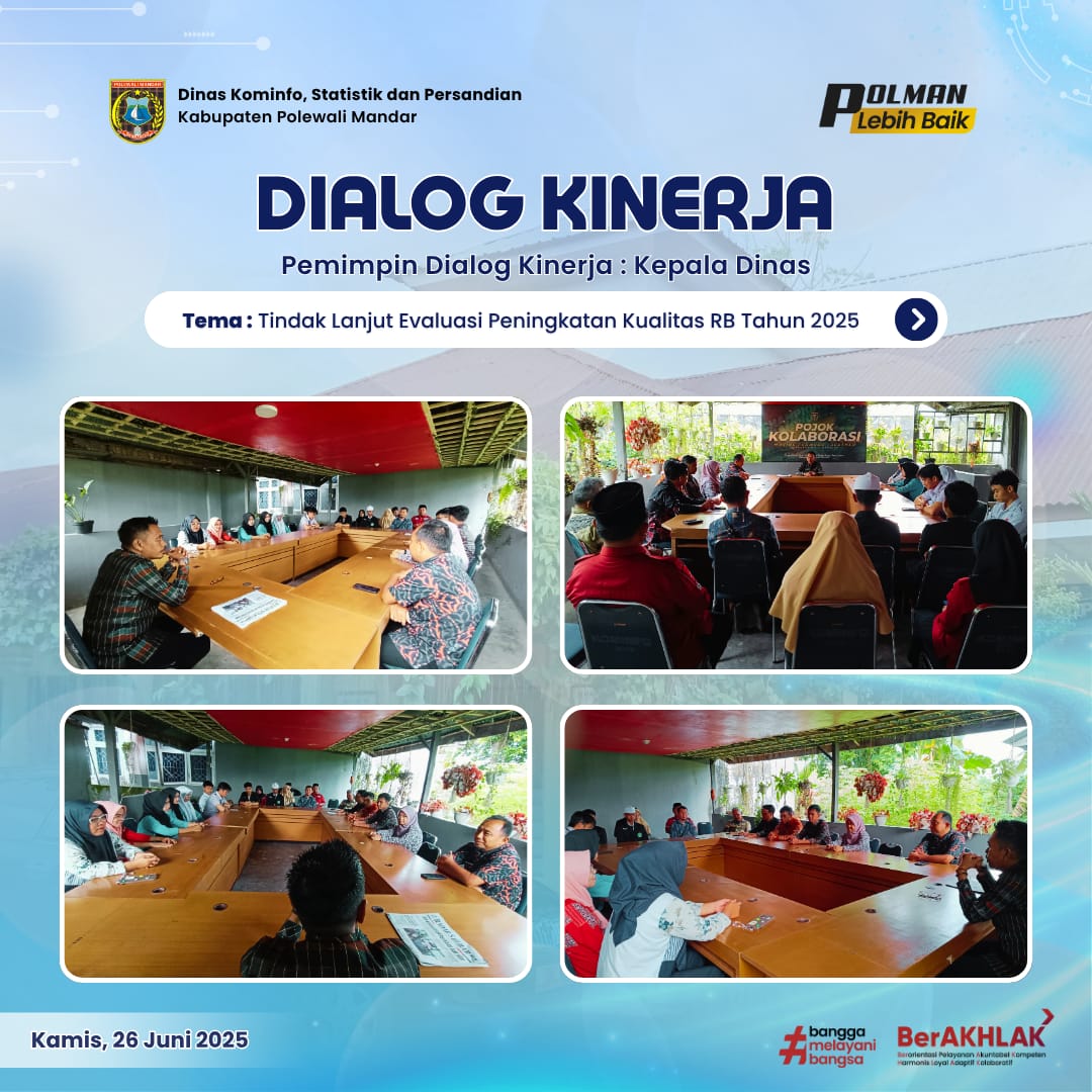 Dialog Kinerja Dinas Kominfo SP Kamis 26 Juni 2025