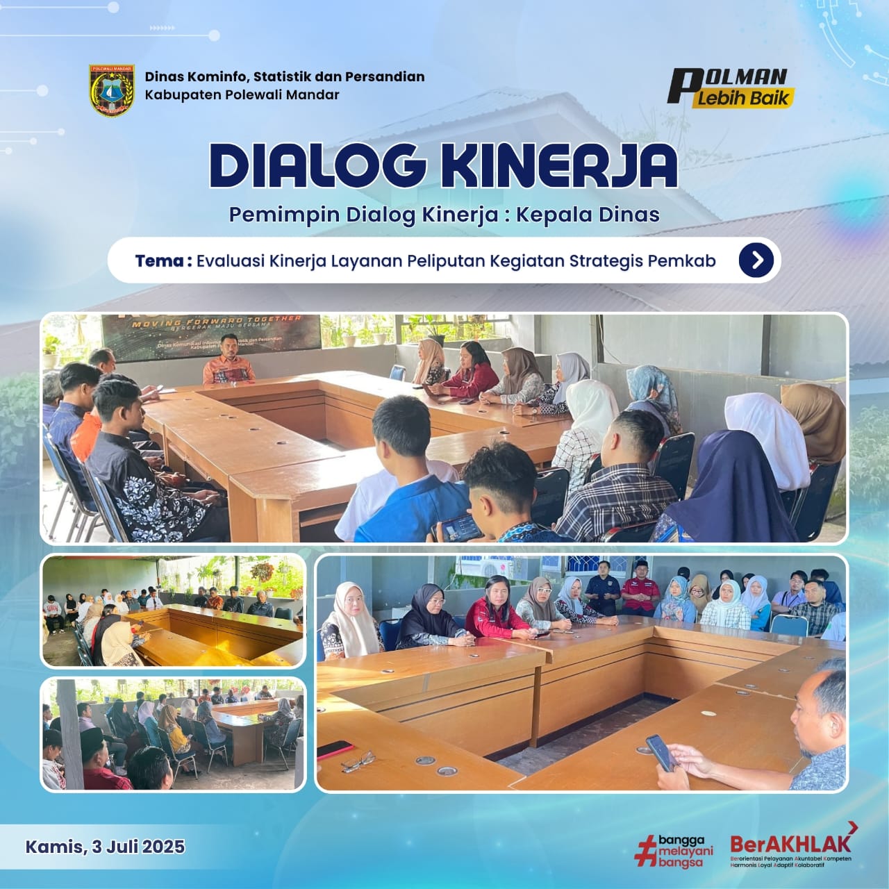Dialog Kinerja Dinas Kominfo SP Kamis 03  Juli 2025