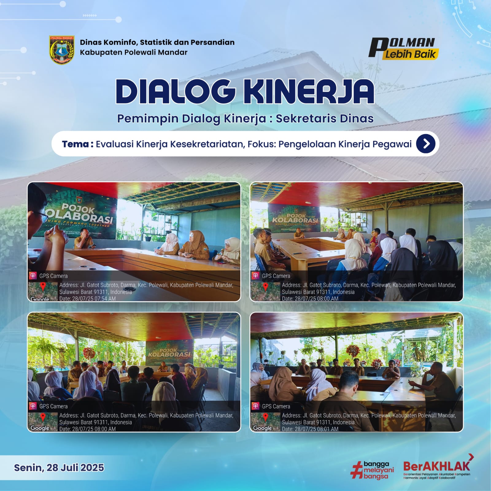Dialog Kinerja Dinas Kominfo SP 28 Juli 2025