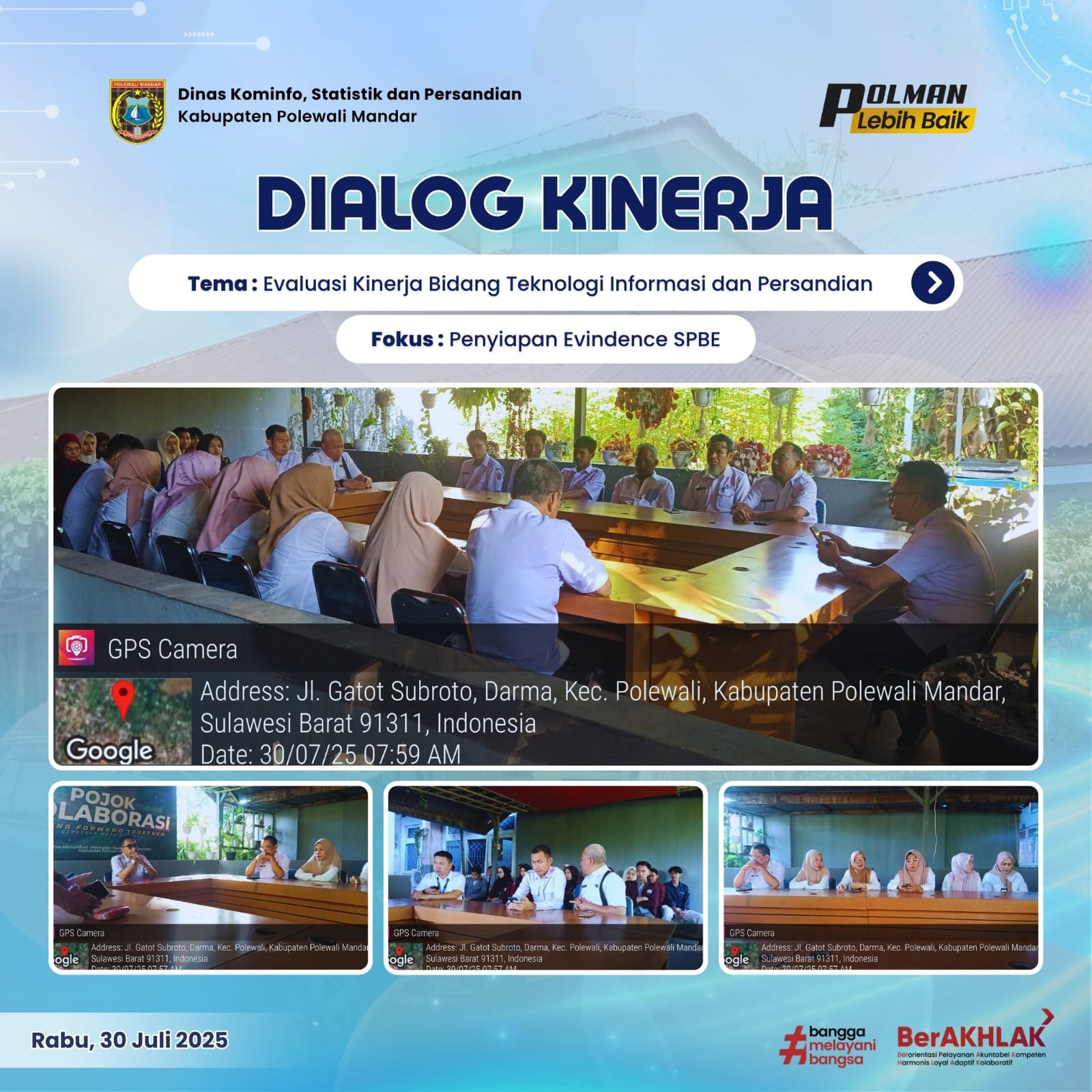 Dialog Kinerja Rabu 30 Juli 2025