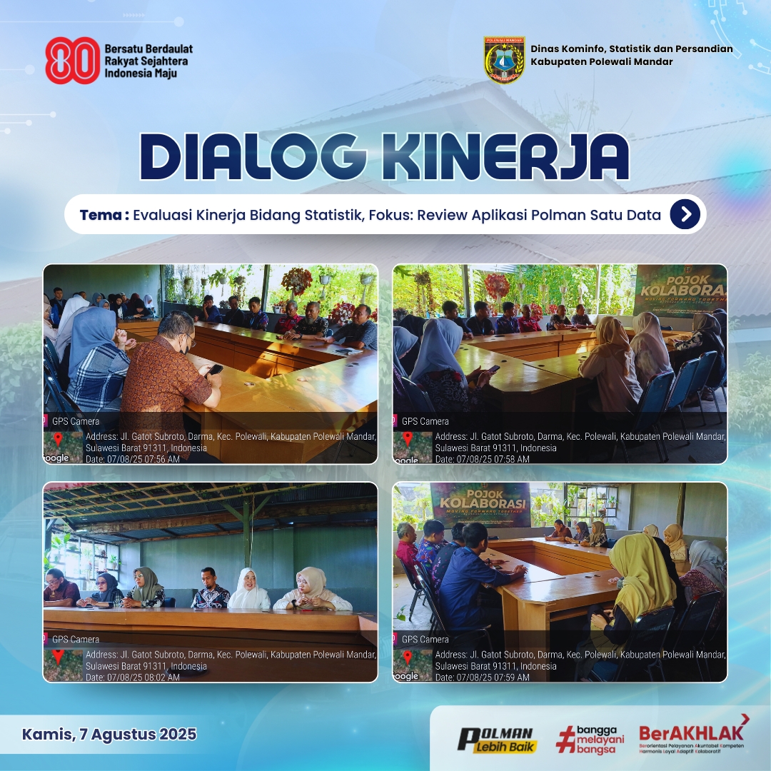 Dialog Kinerja Dinas Kominfo SP Kamis 07 Agustus 2025