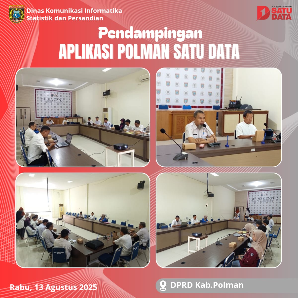Pendampingan Aplikasi Polman Satu Data di DPRD Kab Polman