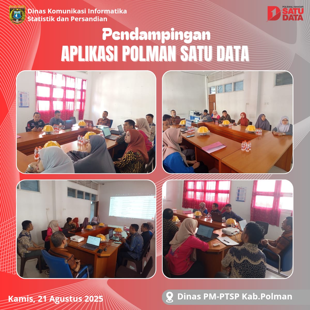 Pendampingan Aplikasi Polman Satu Data di DPMPTSP
