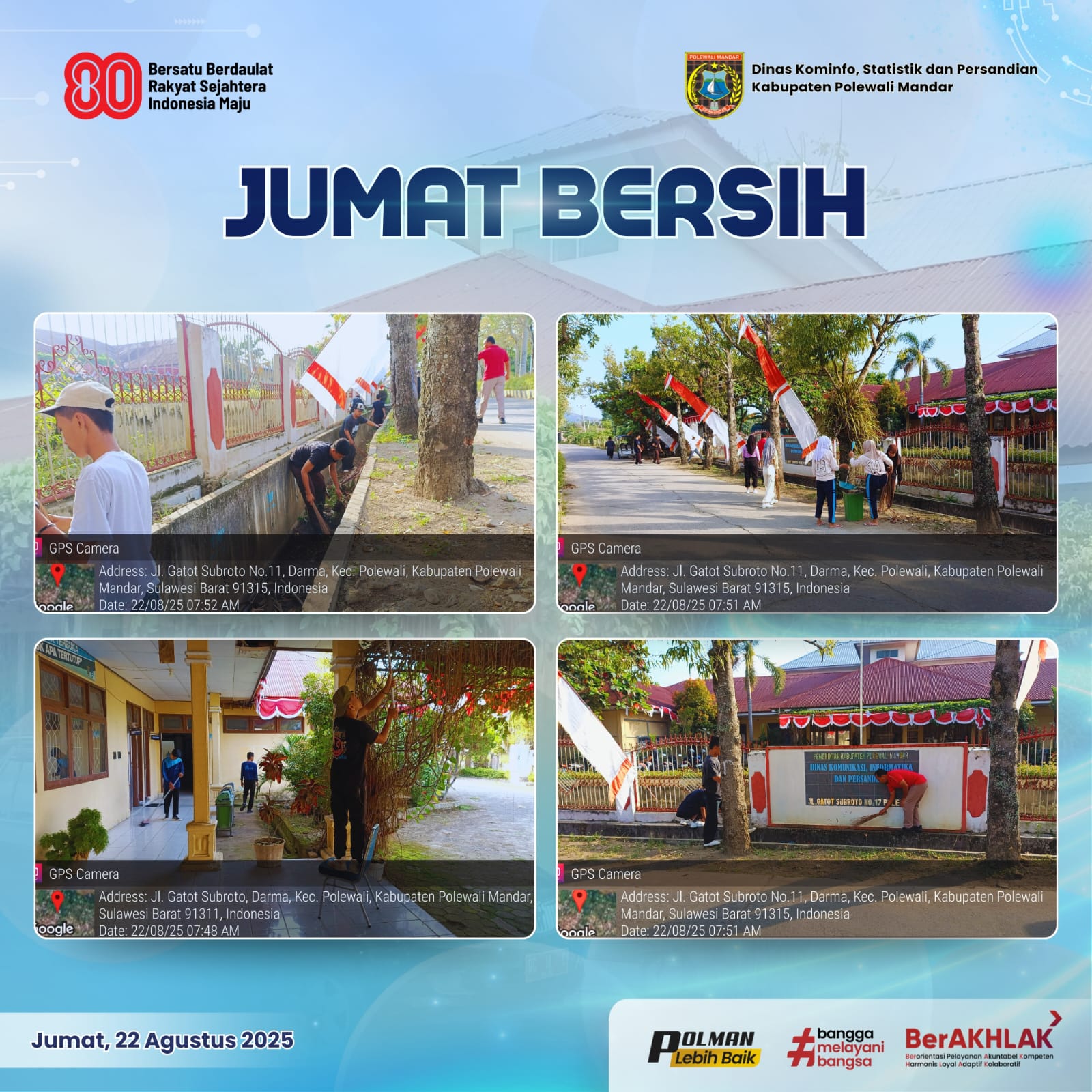 Jumat Bersih Jumat 22 Agustus 2025
