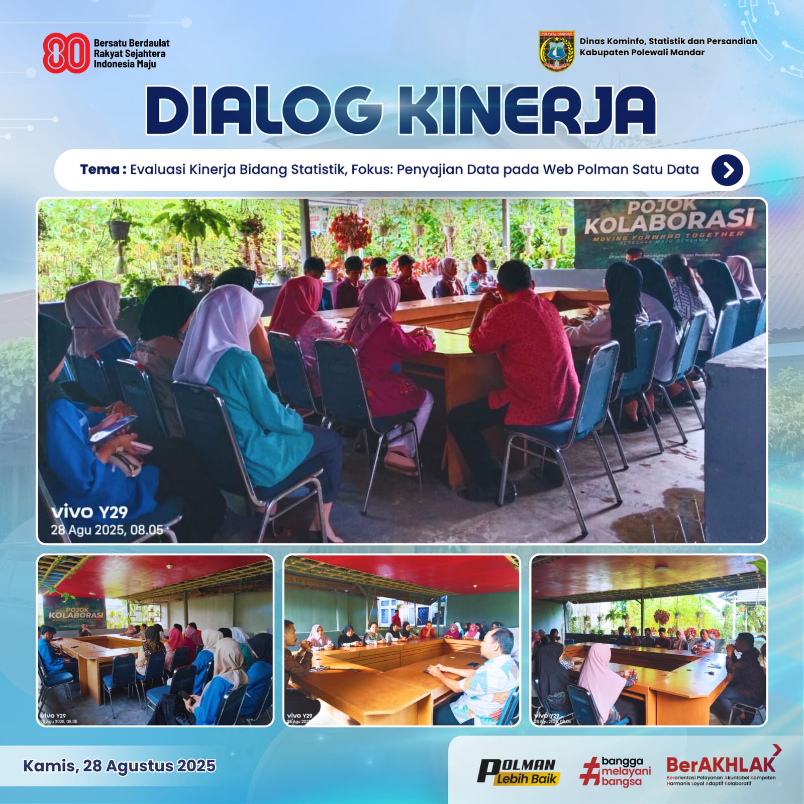 Dialog Kinerja Dinas Kominfo SP Kamis 28 Agustus 2025