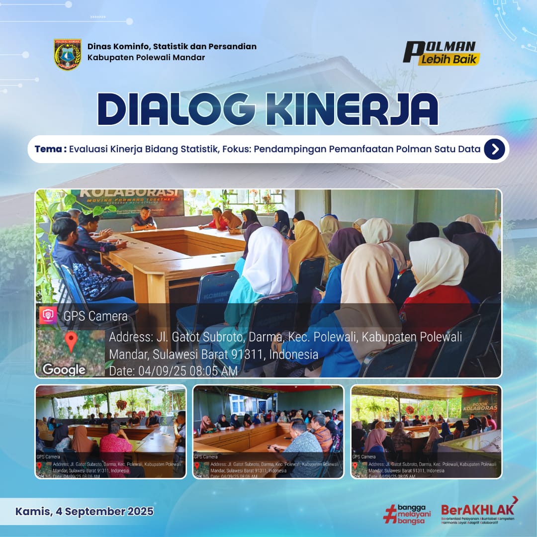 Dialog Kinerja Dinas Kominfo SP Kamis 04 September 2025