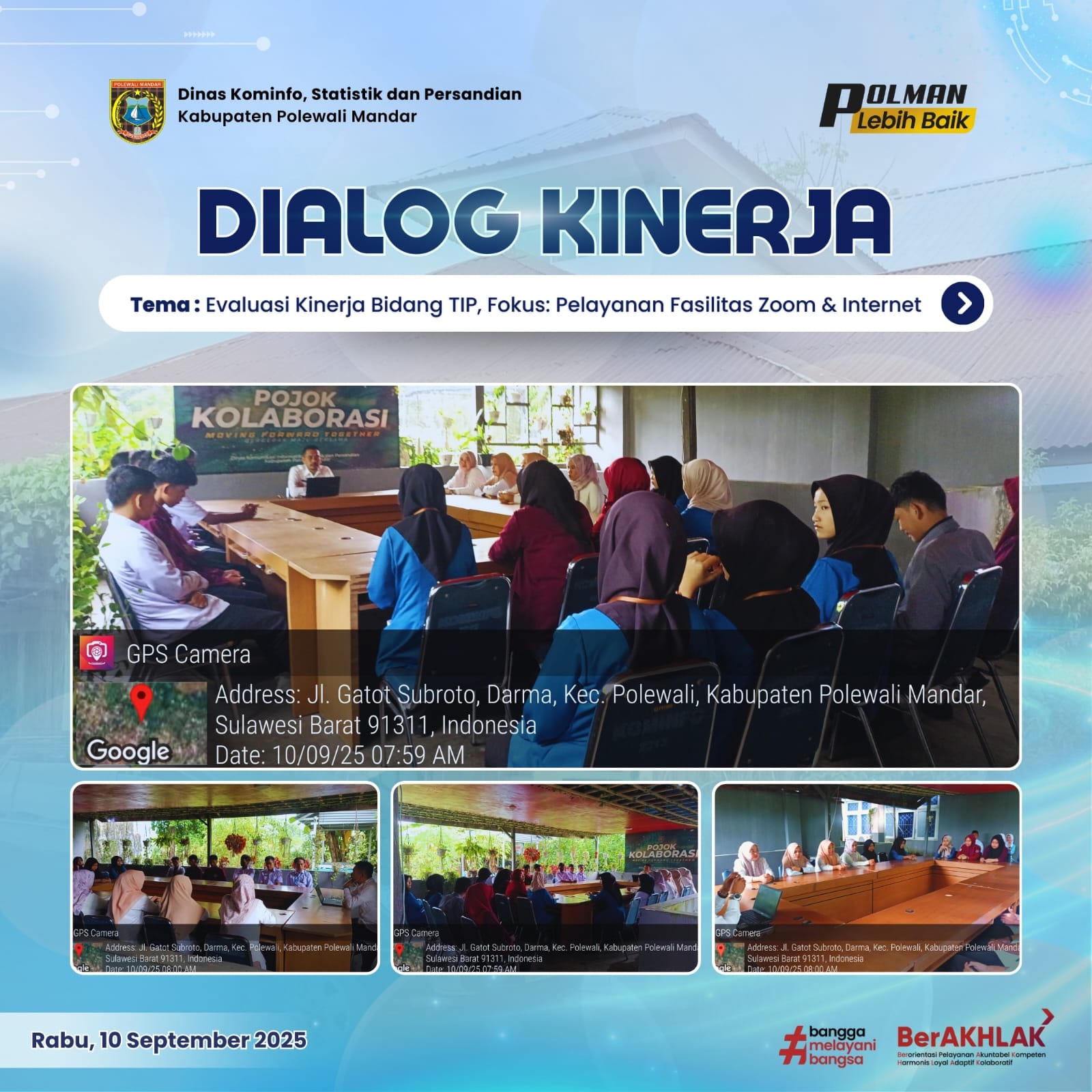 Dialog Kinerja Rabu 10 September 2025