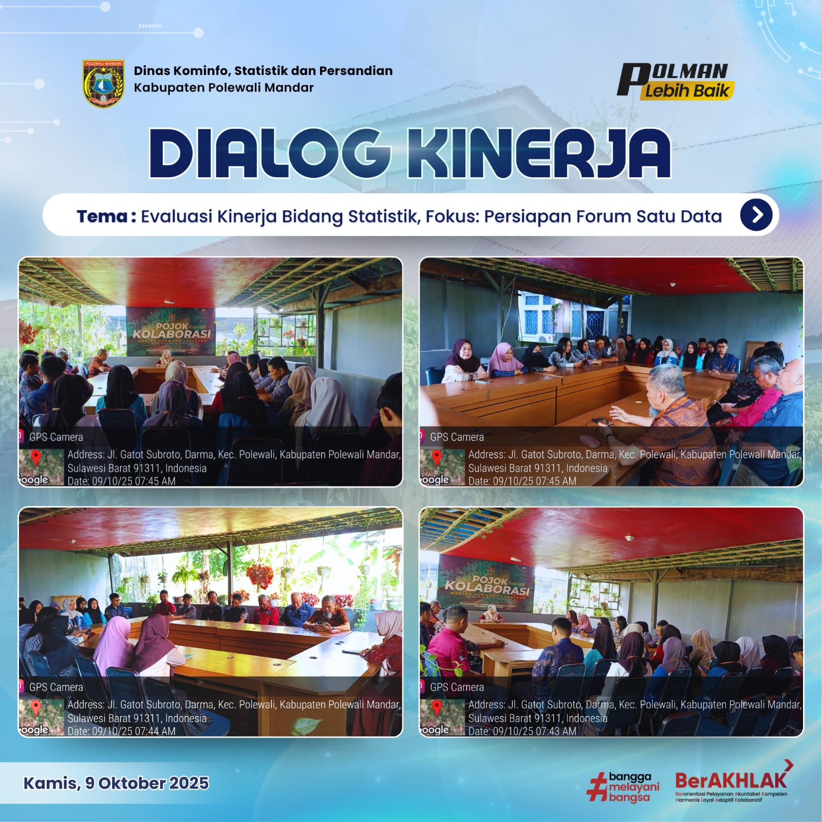 Dialog Kinerja Dinas Kominfo SP Kamis 09 Oktober 2025