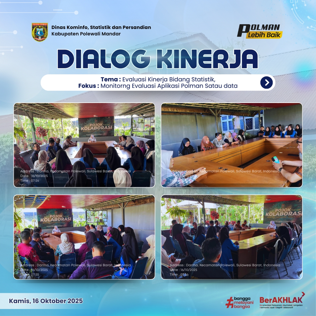 Dialog Kinerja Dinas Kominfo SP Kamis 16 Oktober 2025