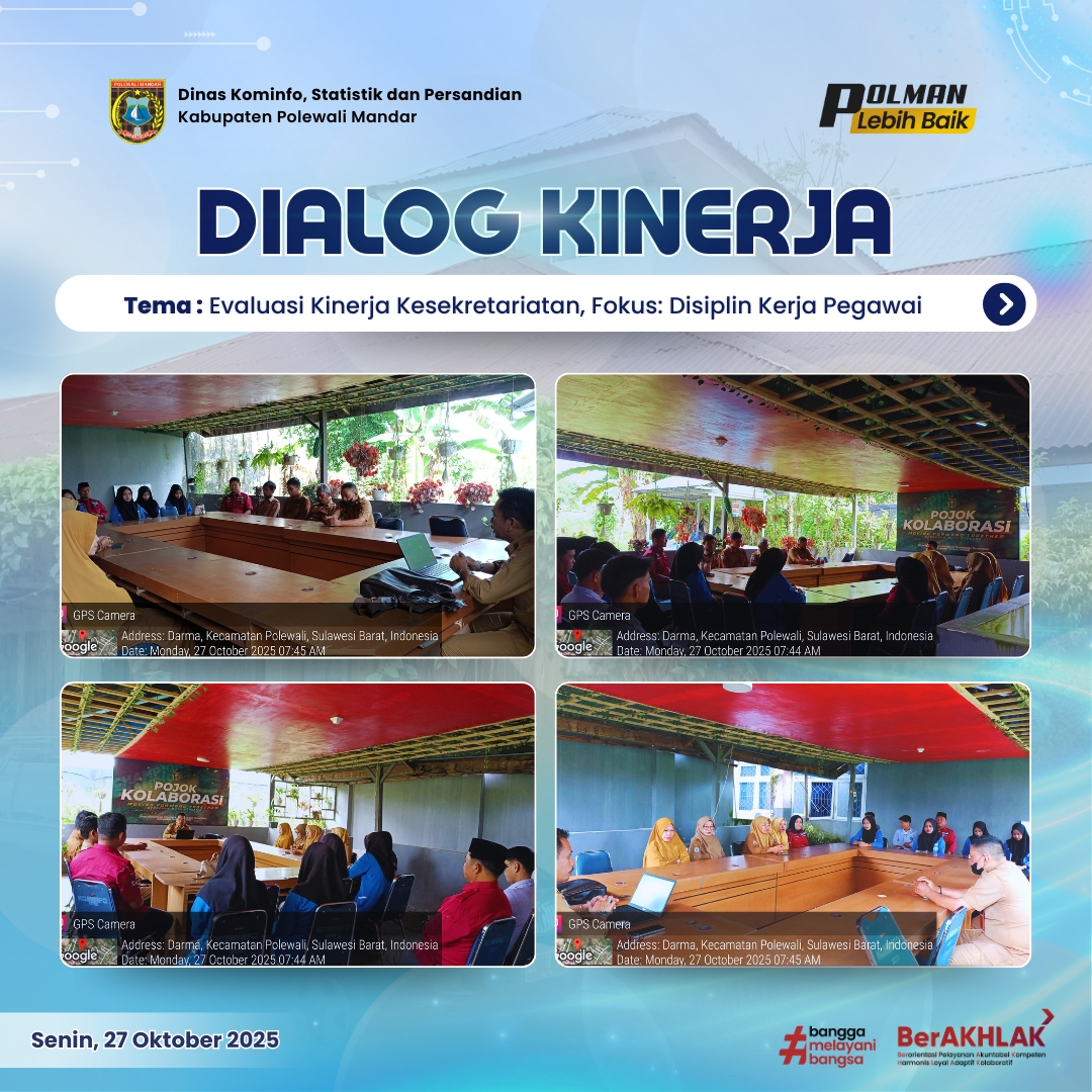 Dialog Kinerja Dinas Kominfo SP Senin 27 Oktober 2025