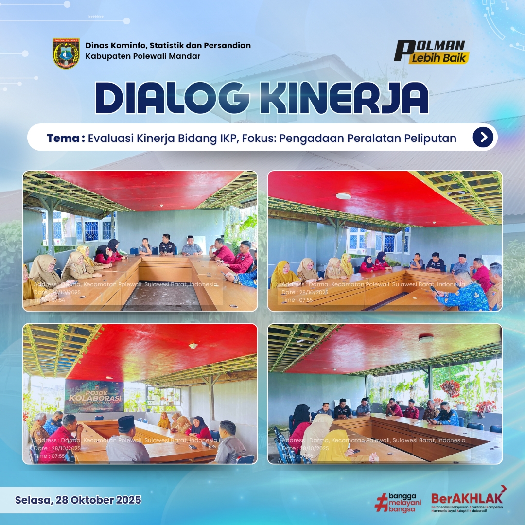 Dialog Kinerja Dinas Kominfo SP Selasa 28 Oktober 2025