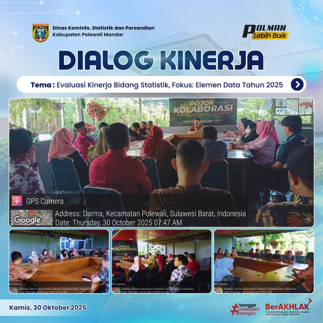 Dialog Kinerja Dinas Kominfo SP Kamis 30 Oktober 2025