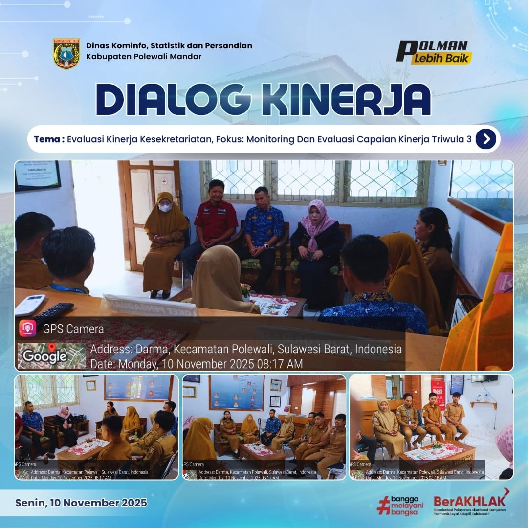 Dialog Kinerja Dinas Kominfo SP Senin 10 November 2025