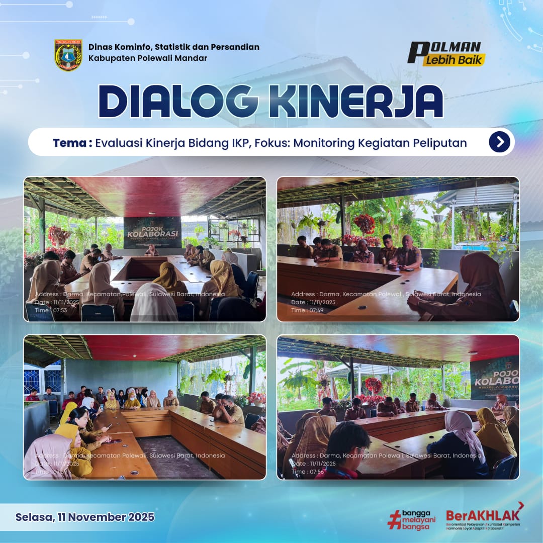 Dialog Kinerja Dinas Kominfo SP Selasa 11 November 2025