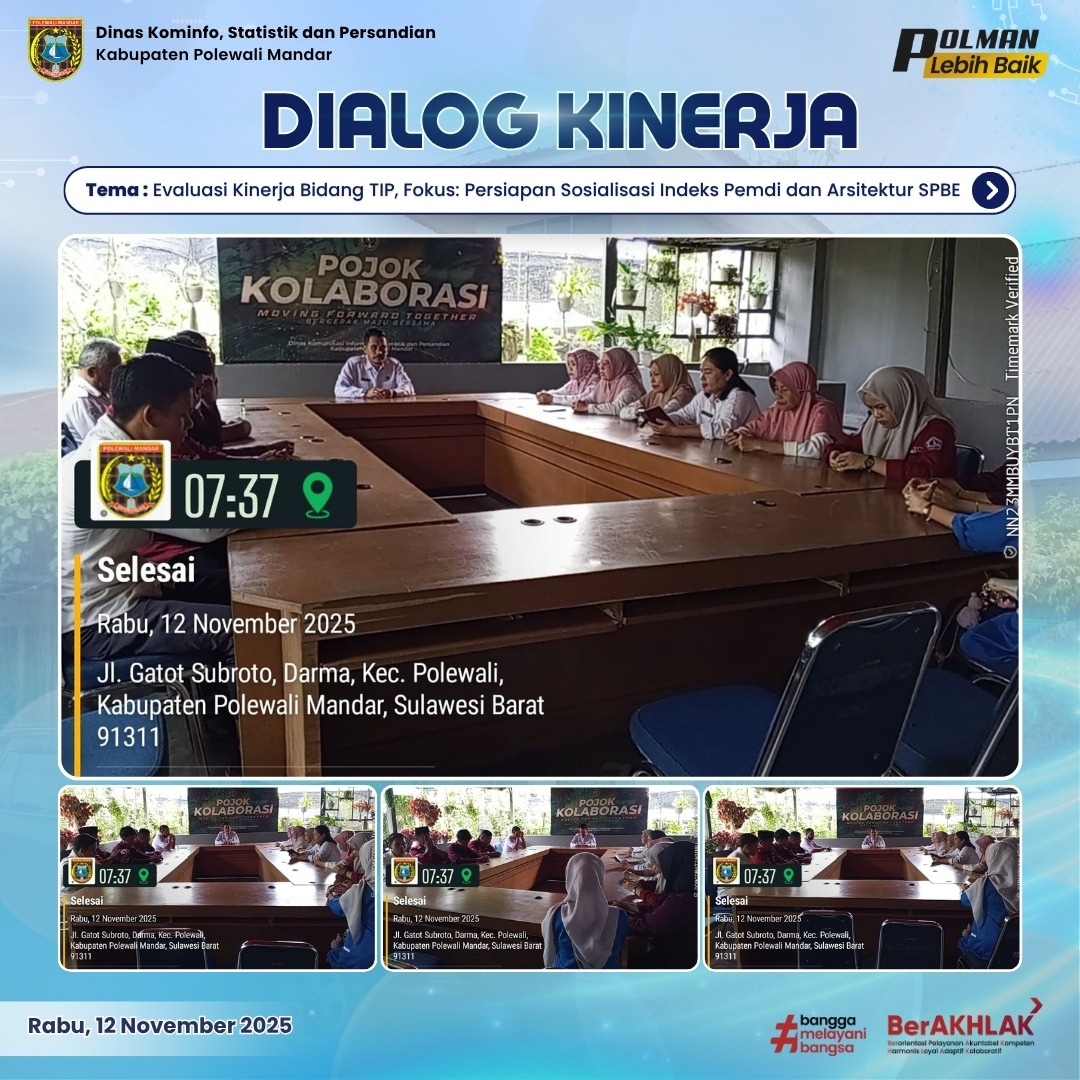 Dialog Kinerja Dinas Kominfo SP Rabu 12 November 2025