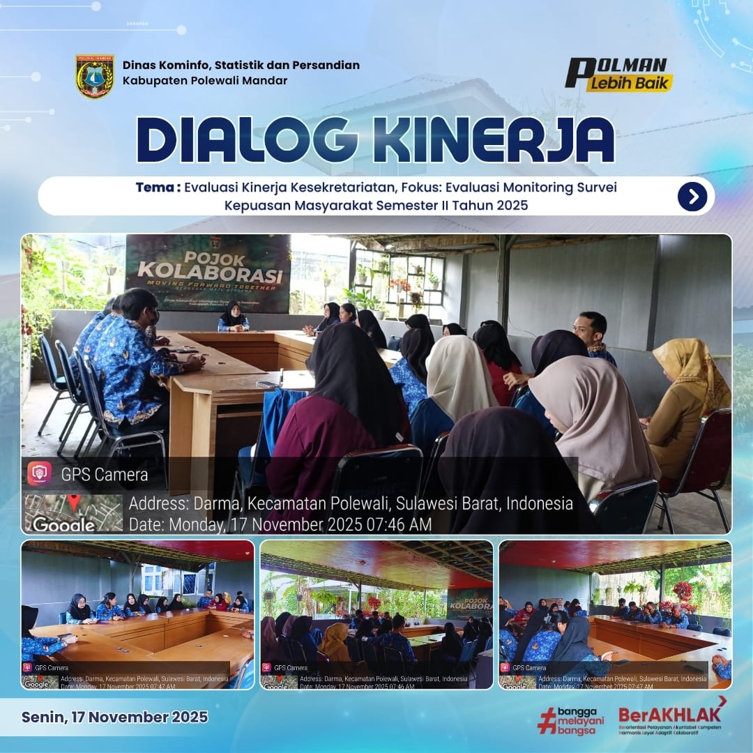 Dialog Kinerja Dinas Kominfo SP Senin 17 November 2025