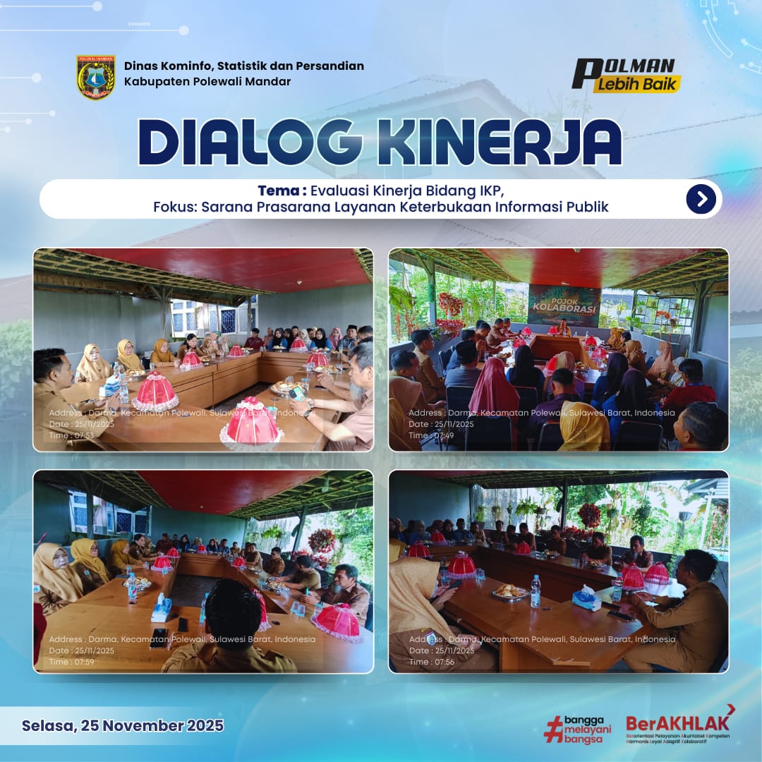 Dialog Kinerja Dinas Kominfo SP Selasa 25 November 2025