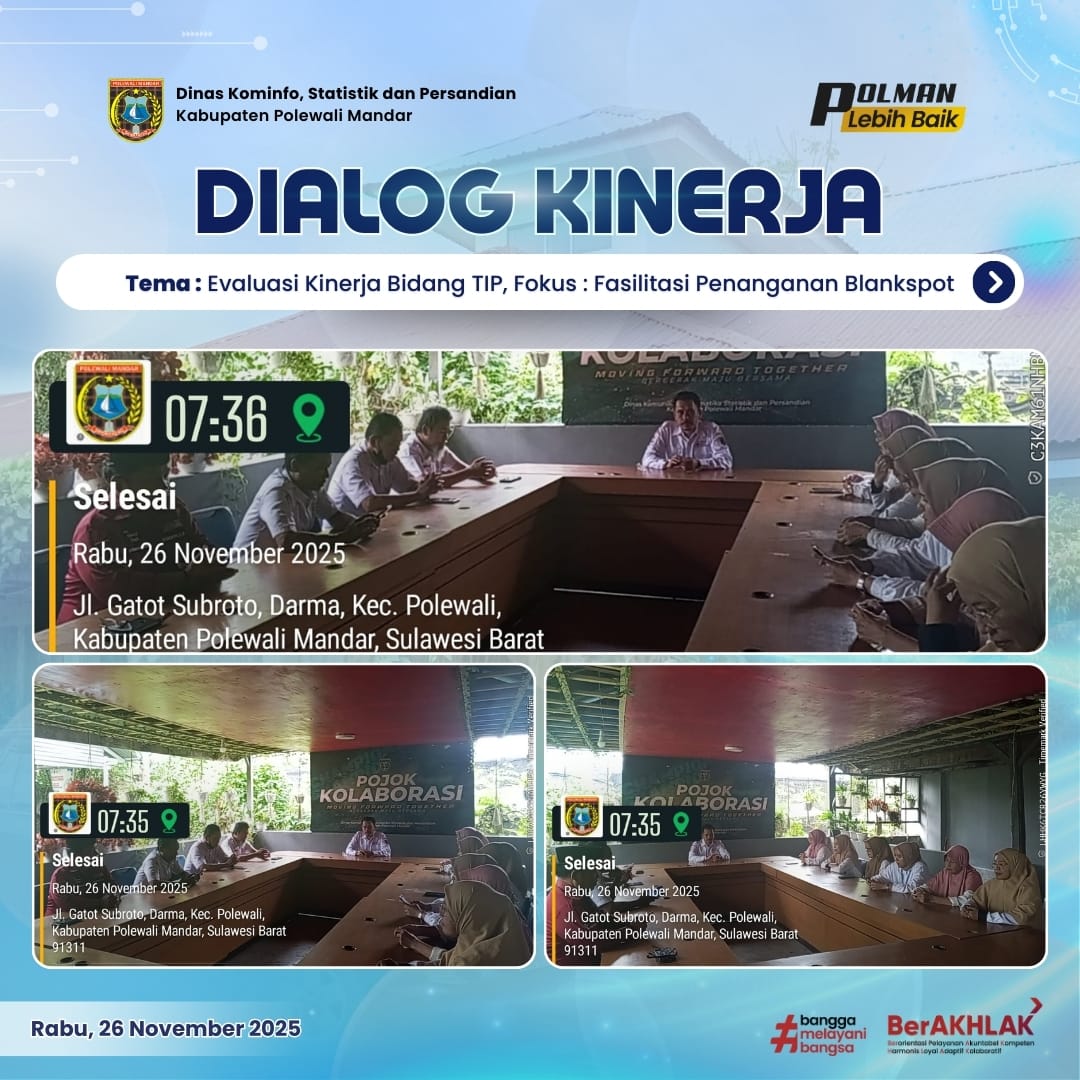 Dialog Kinerja Dinas Kominfo SP Rabu 26 November 2025