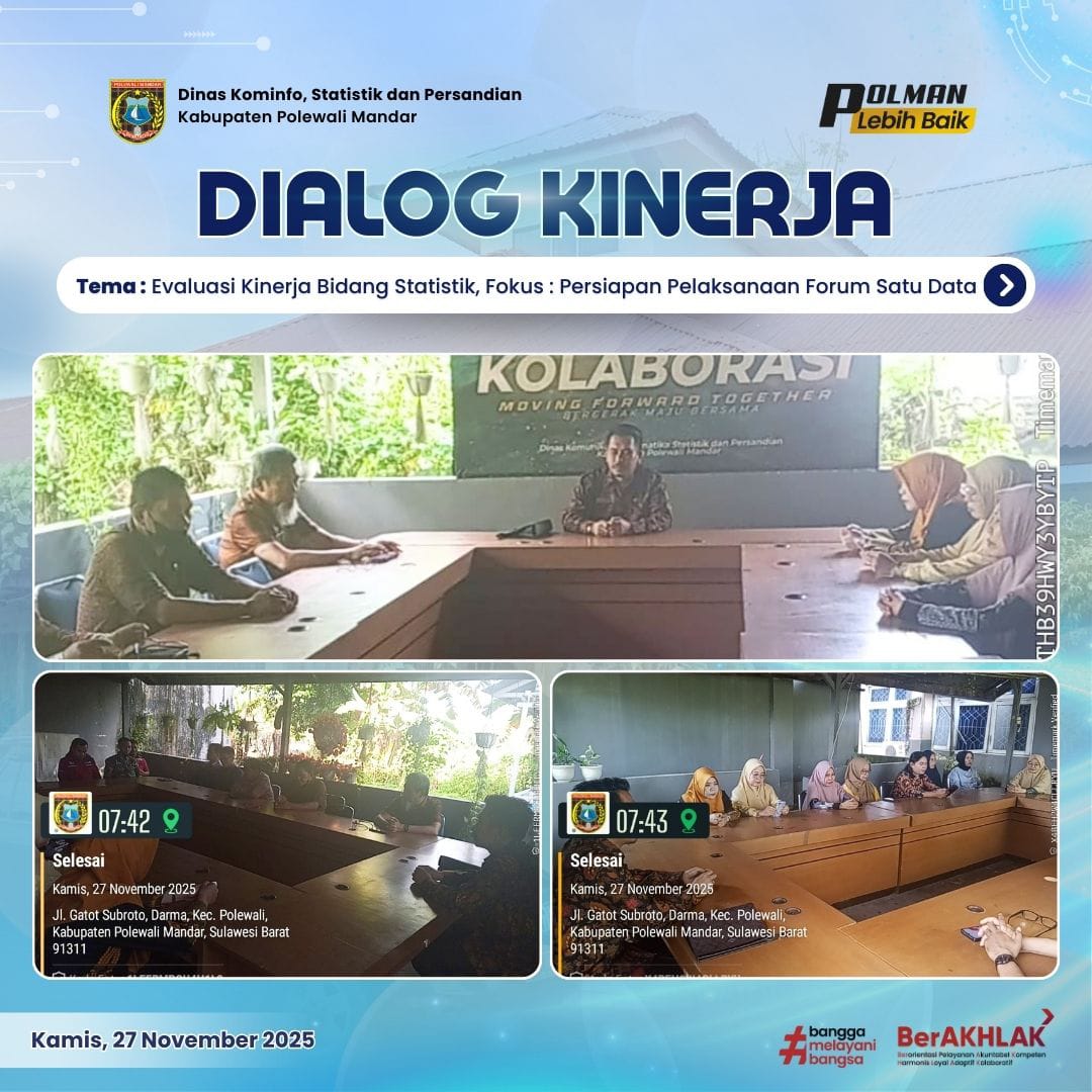Dialog Kinerja Dinas Kominfo SP Kamis 27 November 2025