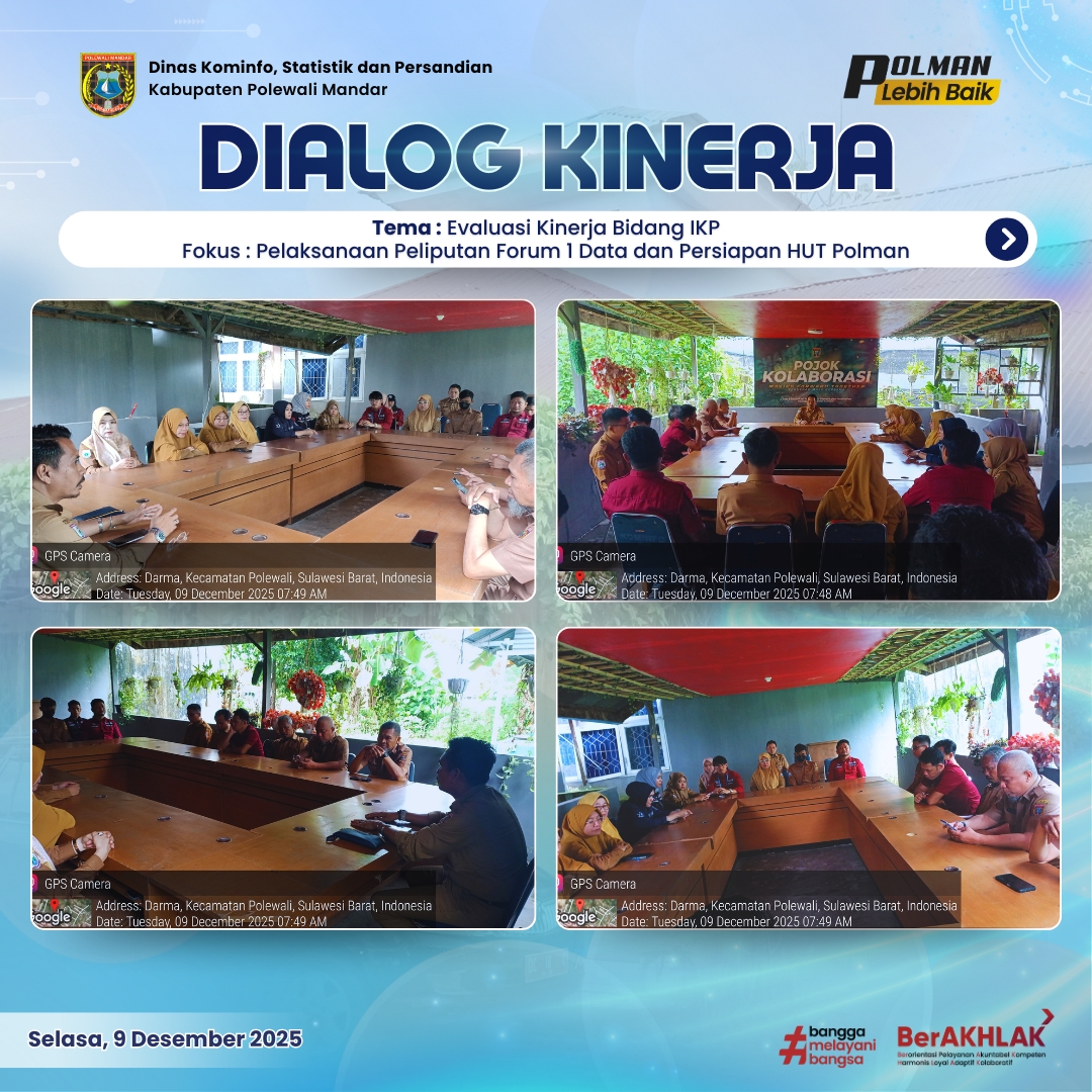 Dialog Kinerja Dinas Kominfo SP Selasa 09 Desember 2025