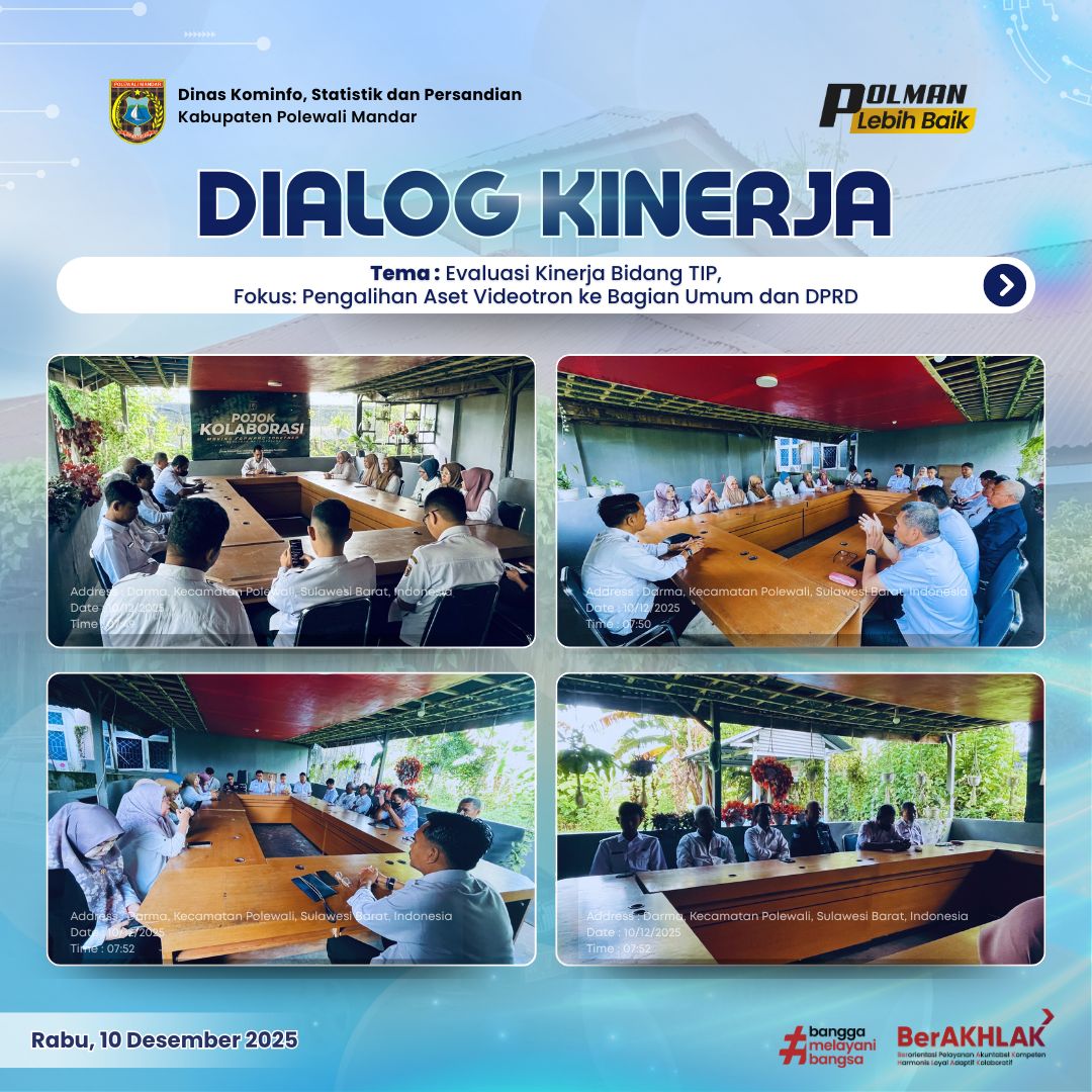 Dialog Kinerja Dinas Kominfo SP Rabu 10 Desember 2025