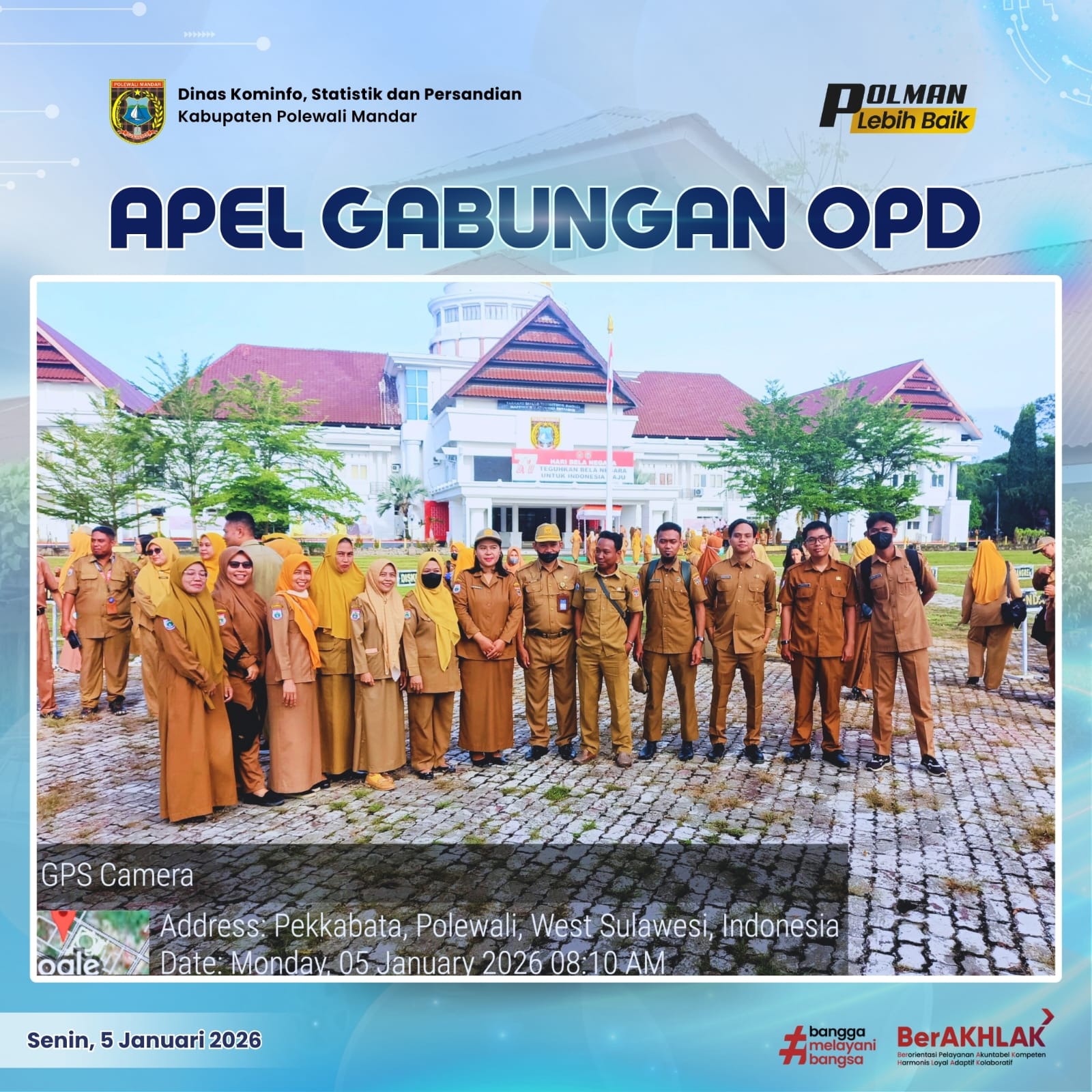 Apel Gabungan OPD Senin 05 Januari 2026
