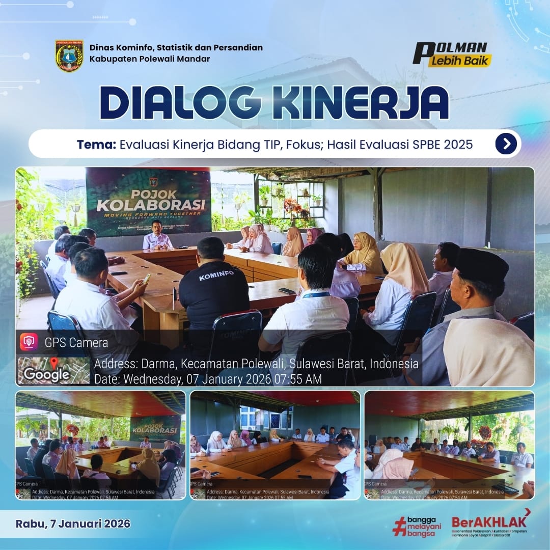Dialog Kinerja Dinas Kominfo SP Rabu 07 Januari 2026