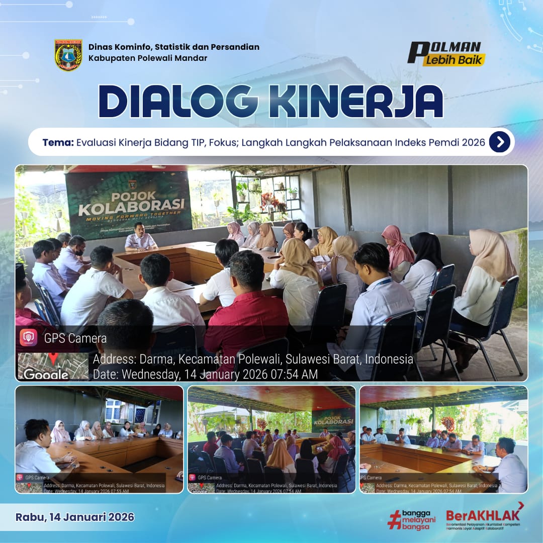 Dialog Kinerja Dinas Kominfo SP Rabu 14 Januari 2026