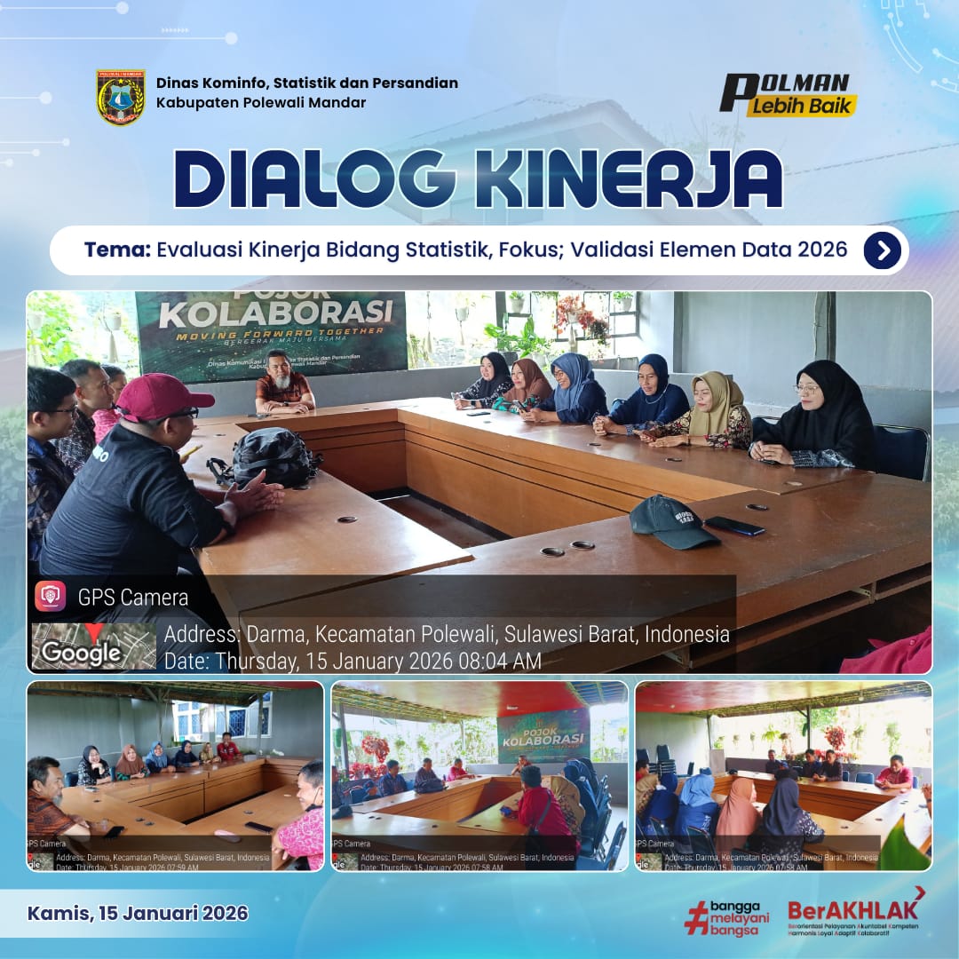 Dialog Kinerja Dinas Kominfo SP Kamis 15 Januari 2026