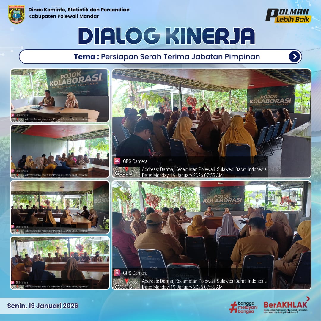 Dialog Kinerja Dinas Kominfo SP Senin 19 Januari 2026