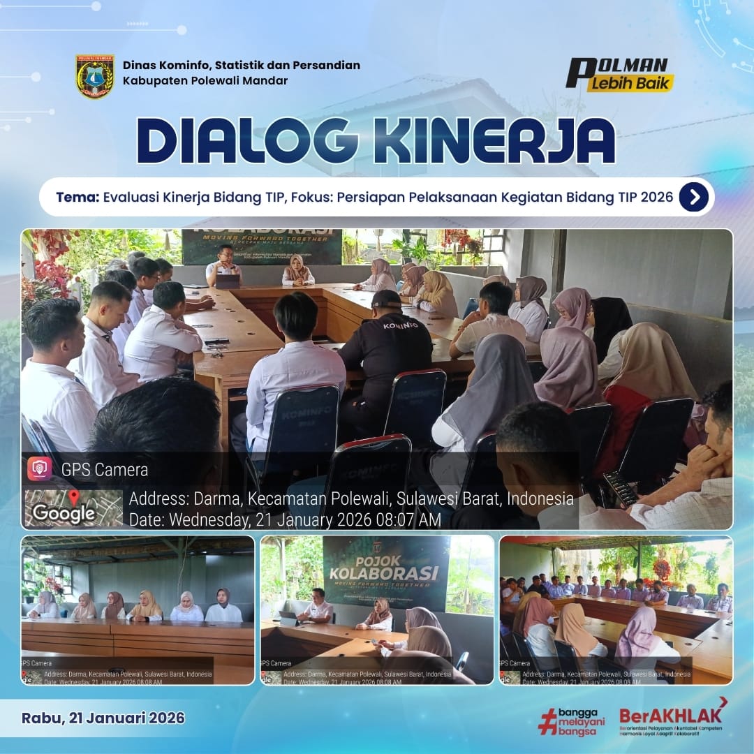 Dialog Kinerja Dinas Kominfo SP Rabu 21 Januari 2026