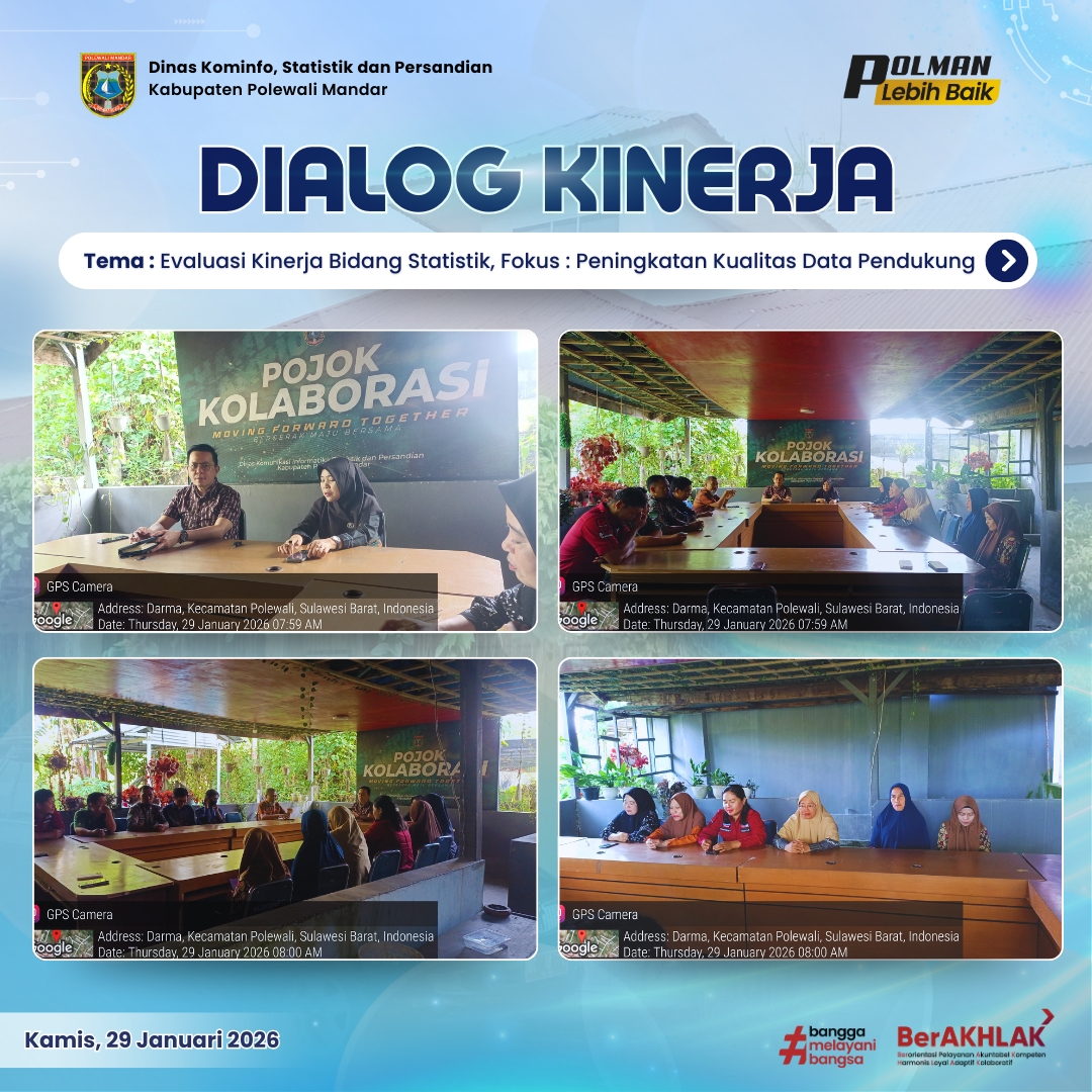 Dialog Kinerja Dinas Kominfo SP Kamis 29 Januari 2026