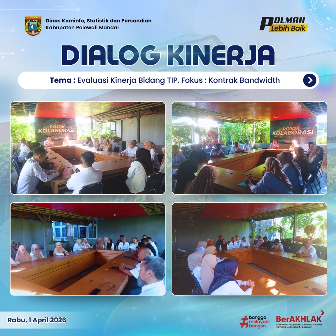 Dialog Kinerja Dinas Kominfo SP Rabu 1 April 2026