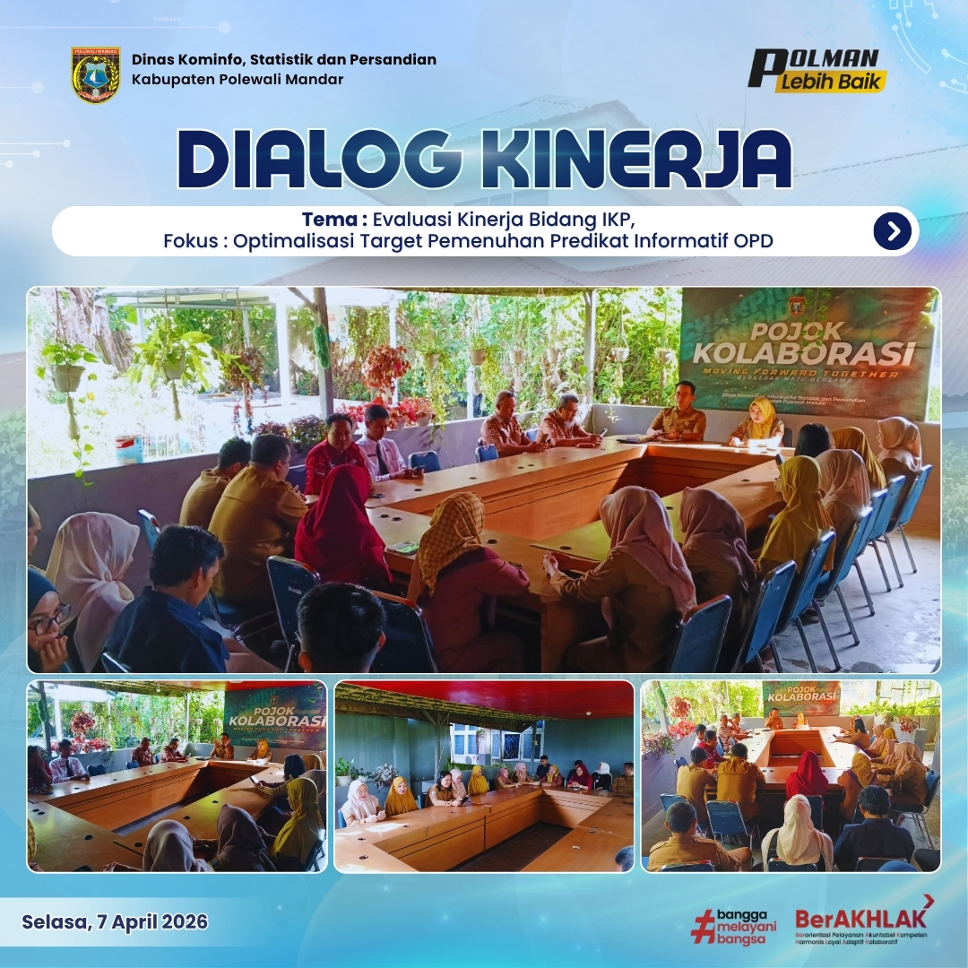 Dialog Kinerja Dinas Kominfo SP Selasa 07 April 2026