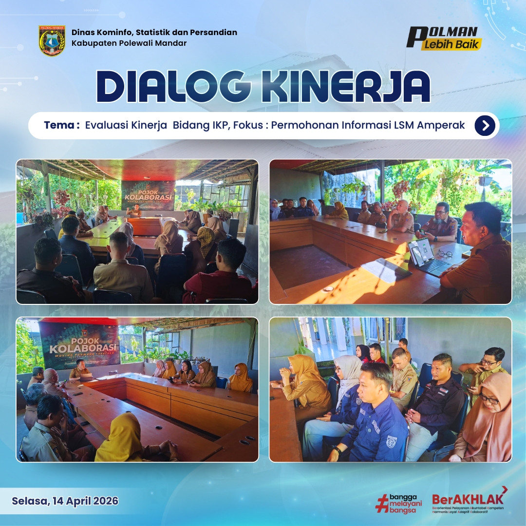 Dialog Kinerja Dinas Kominfo SP Selasa 14 April 2026