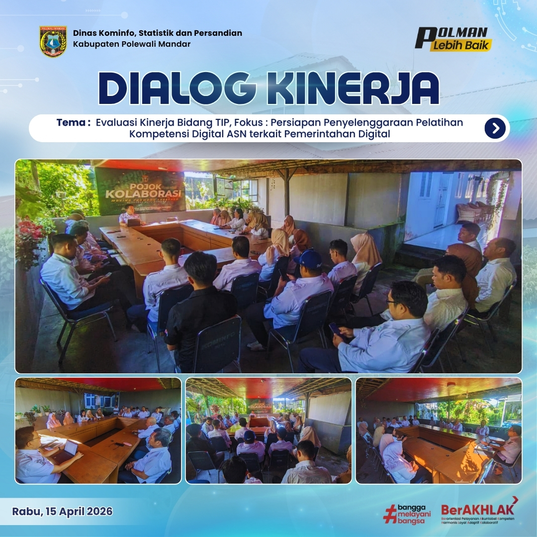 Dialog Kinerja Dinas Kominfo SP Rabu 15 April 2026