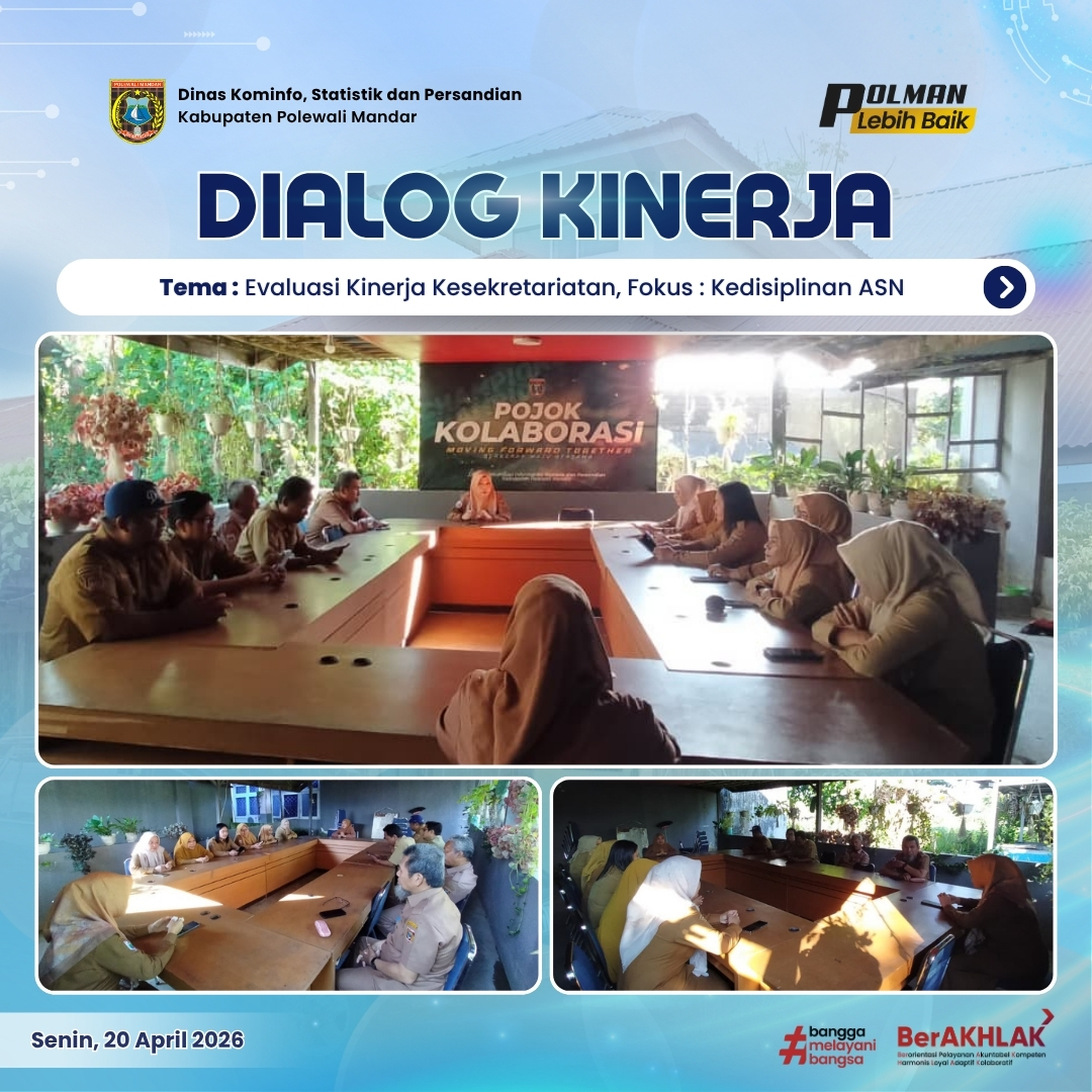 Dialog Kinerja Dinas Kominfo SP Senin 20 April 2026
