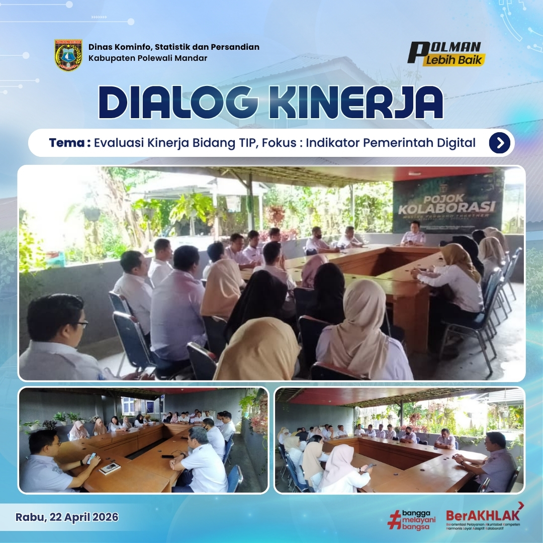 Dialog Kinerja Dinas Kominfo SP Rabu 22 April 2026