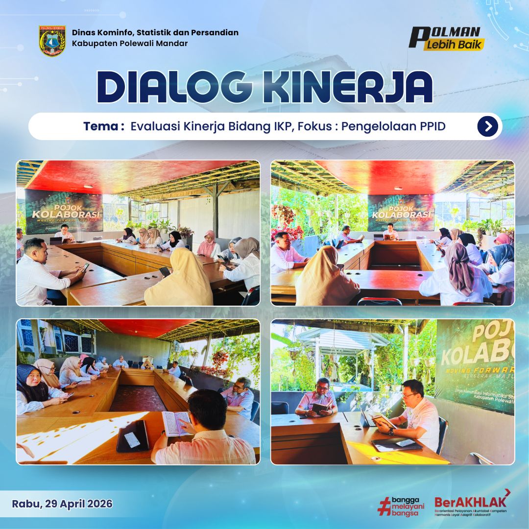 Dialog Kinerja Dinas Kominfo SP Rabu 29 April 2026