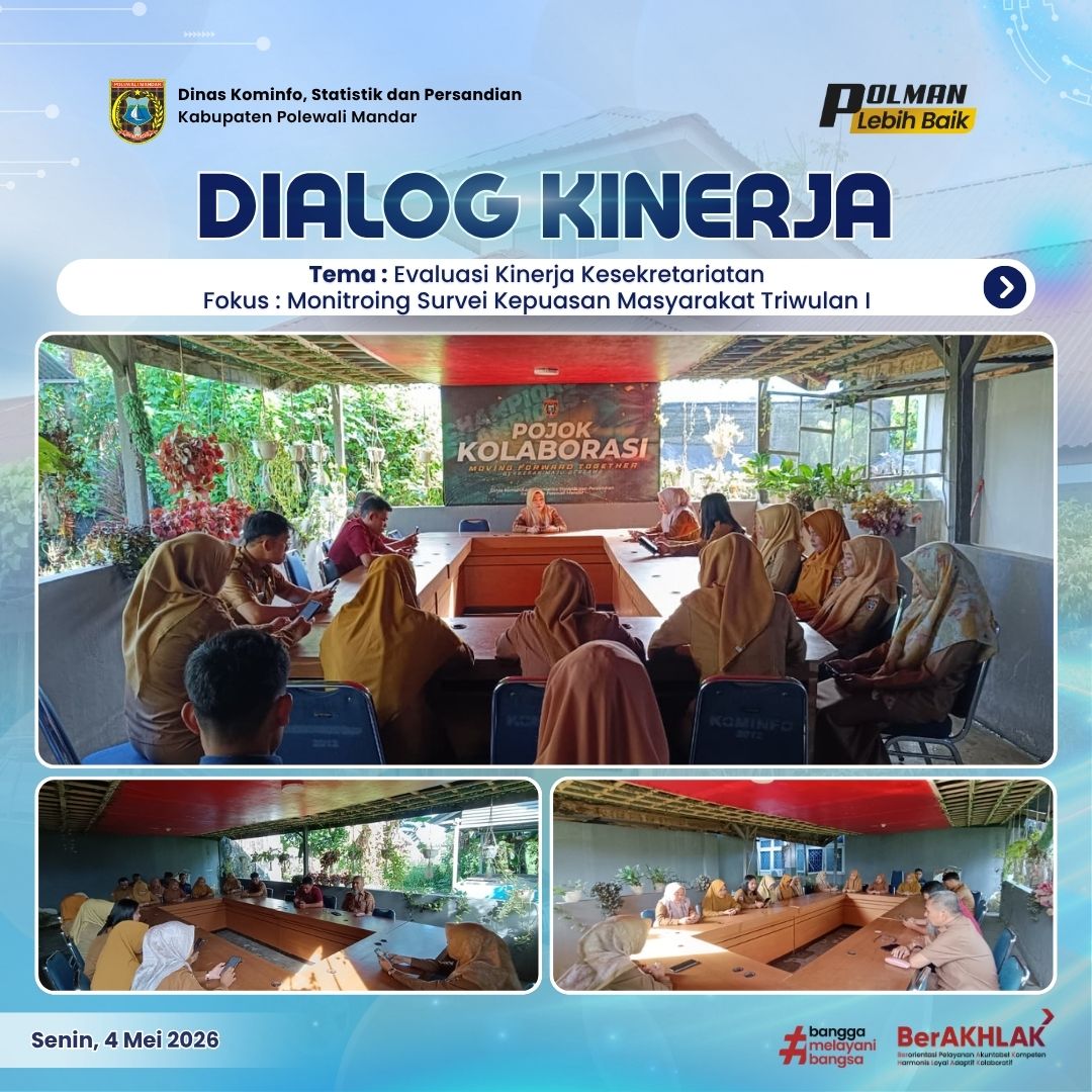 Dialog Kinerja Dinas Kominfo SP Senin 4 Mei 2026