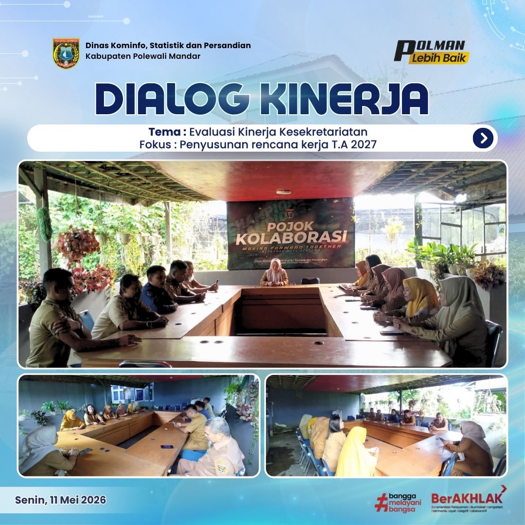 Dialog Kinerja Dinas Kominfo SP Senin 11 Mei 2026