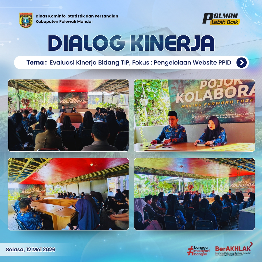 Dialog Kinerja Dinas Kominfo SP Selasa 12 Mei 2026